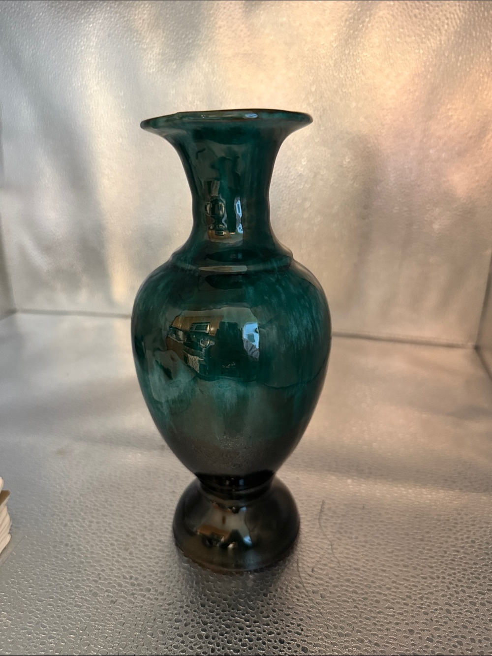 Green Glass Decorative Vase - Brand
